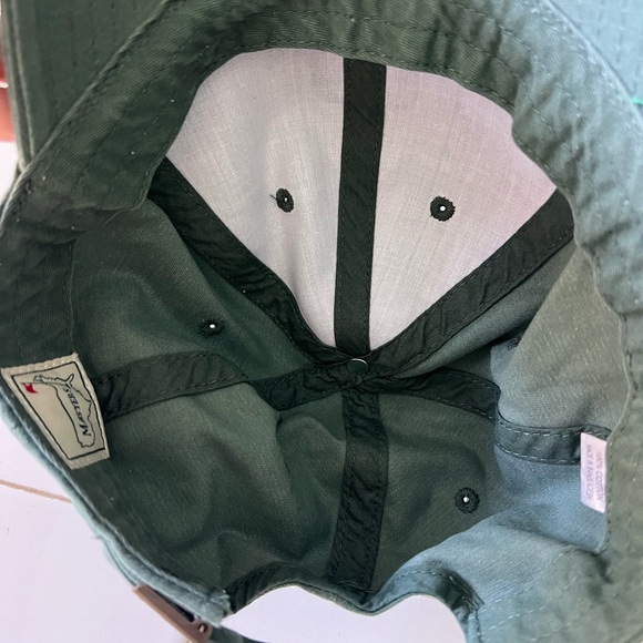 Masters Green Golf Hat Augusta Core Needlepoint 1934 Collection Slouch Cap - Picture 4 of 6